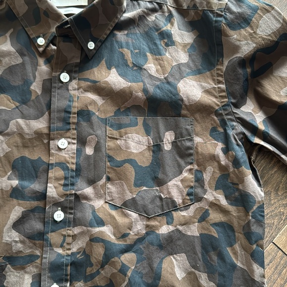 Saturday’s surf NYC camo long sleeve button down - Picture 4 of 4